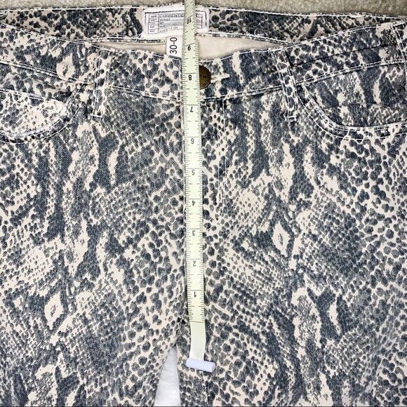 Current/Elliott Boa Print Ankle Skinny Jeans - Picture 8 of 12